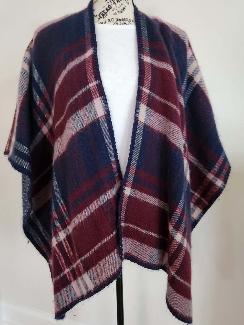 Charming Charlie Plaid Shawl